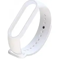 Ремінець для фітнес-браслету UWatch Replacement Silicone Band For Xiaomi Mi Band 5 White