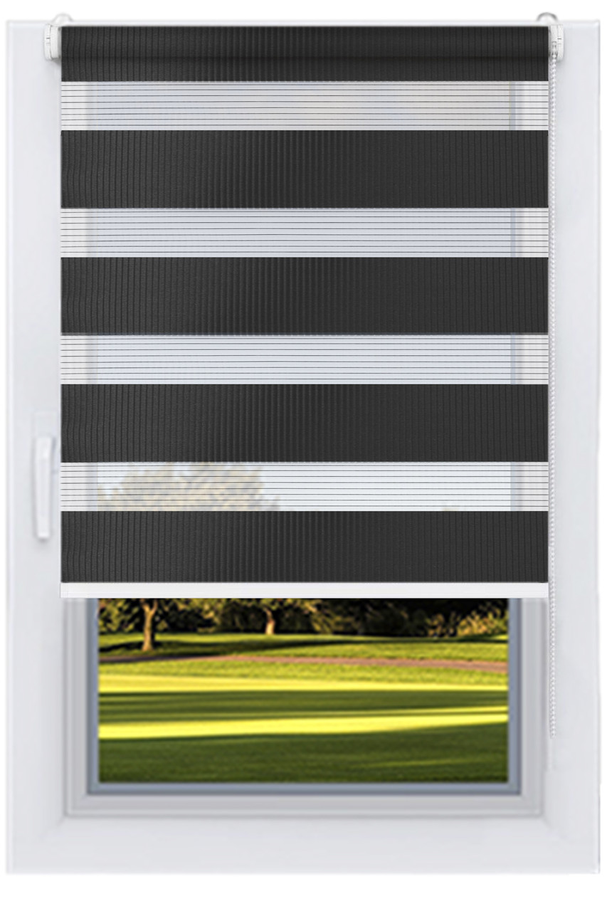 Ролета День Ніч Чорний, фото 1