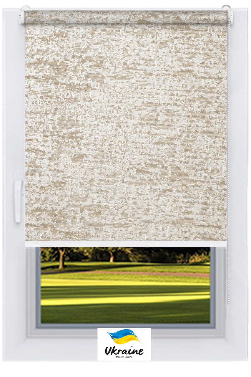 Тканинний ролет Феєрія Капучіно Україна, фото 1