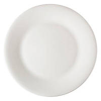 Блюдо кругле з металу біле діаметр 10,5 см