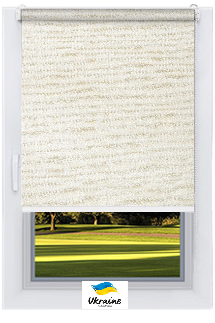Тканинний ролет Феєрія Кремовий Україна, фото 1