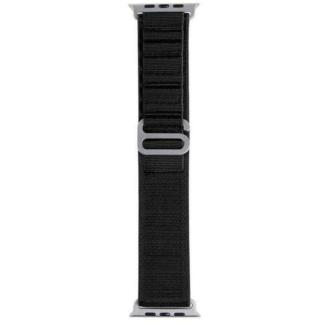 Нейлоновий ремінець Alpine Loop для Apple Watch 42/44/45/49 mm Black