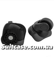 Колеса для пластиковых чемоданов \ одинарные\ с каучуком \ пара \ 80х80 \1224