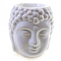 Аромалампа керамическая, белая, "Будда" (7х7х8,5 см)