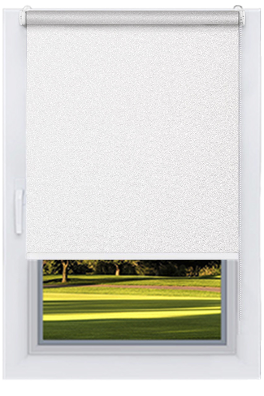 Тканинний ролет Перл Білий, фото 1