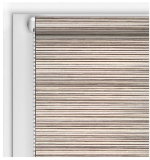 Рулонна штора Бароко Каштановий, фото 1