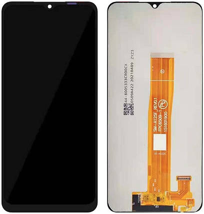 Дисплей + сенсор для Samsung Galaxy A12 A127 Black оригінал, фото 1