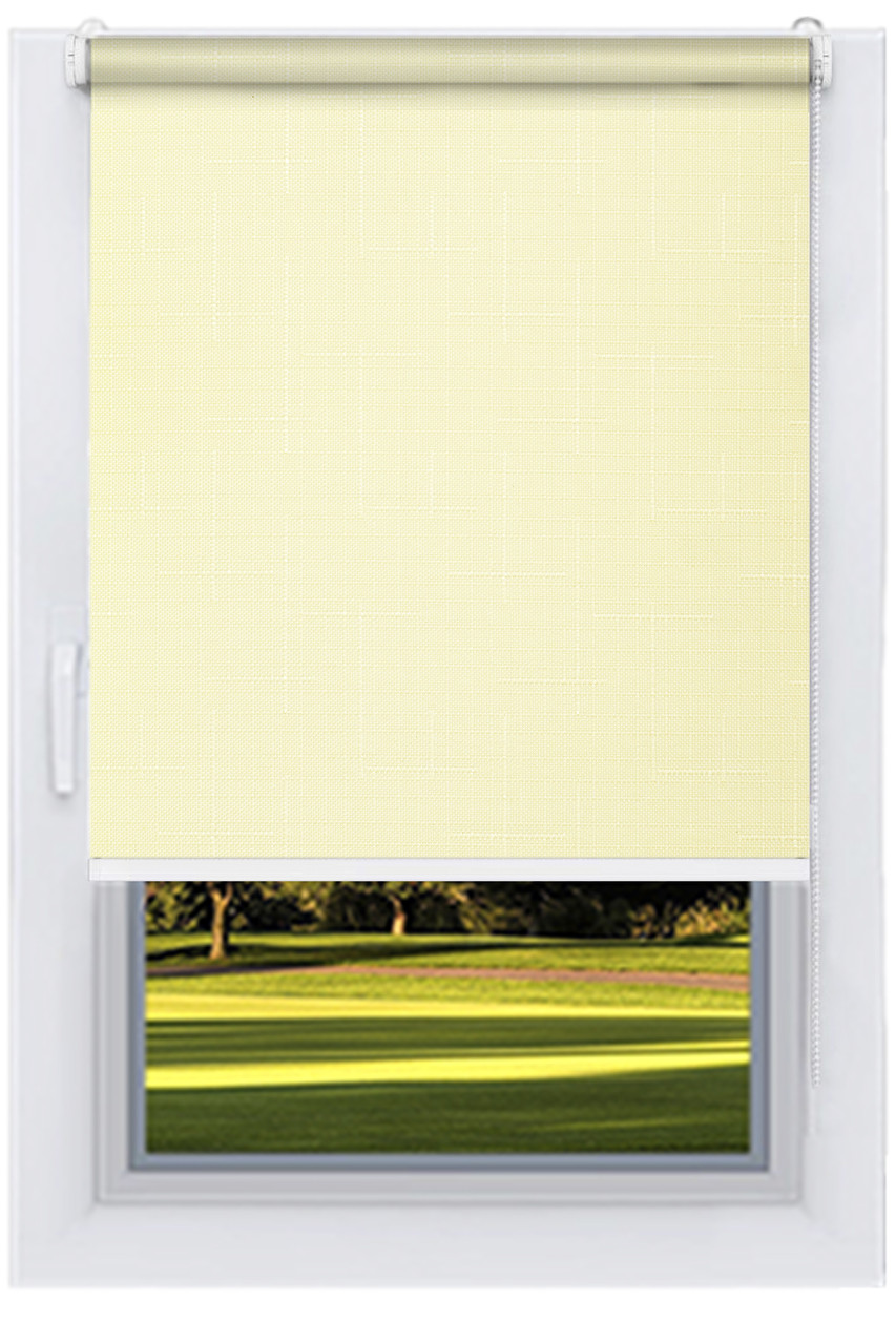 Тканинний ролет Льон Ваніль, фото 1
