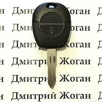 Ключ для Nissan (Ниссан) на 2 кнопки, с чипом ID60/434Mhz, лезвие NSN11