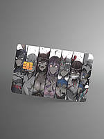 Наклейка на банковскую карту "Аниме 2"