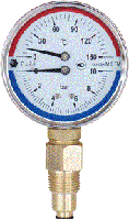 Термоманометр М.8-ТМ радиальный штуцер