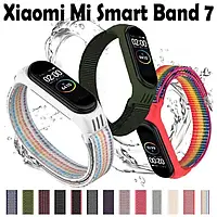 Ремешок для фитнес-браслета BeCover Nylon Style для Xiaomi Mi Smart Band 7 Green Yellow (707660)