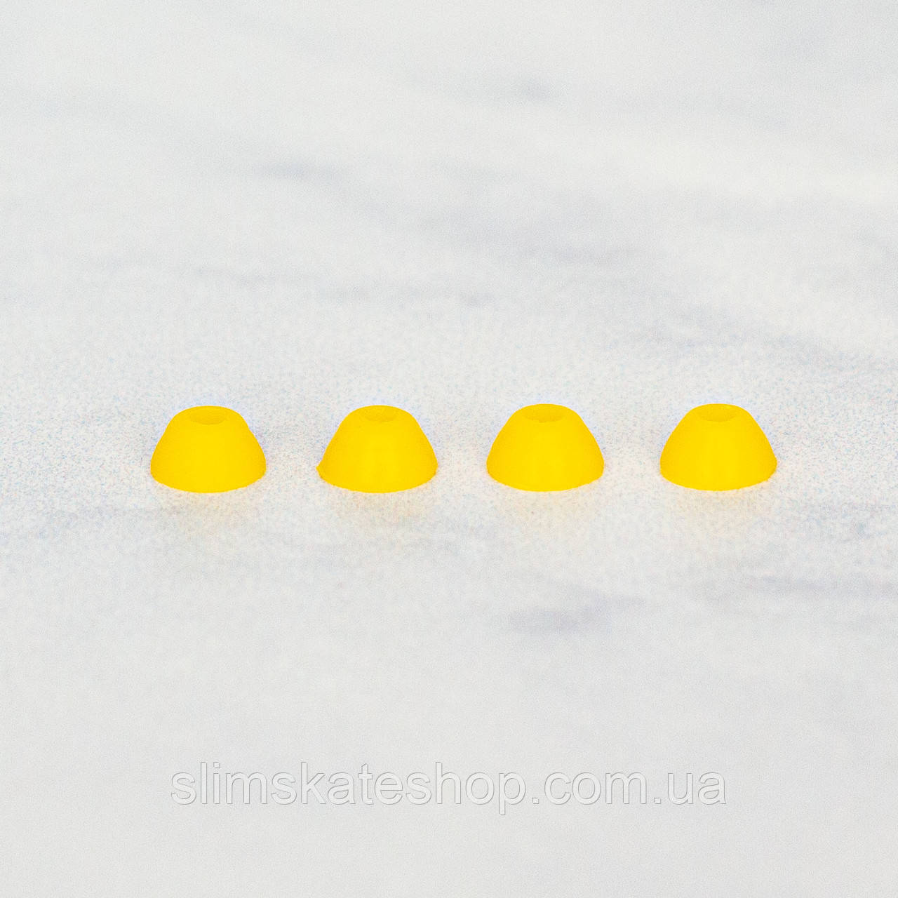 Бушинги для фінгерборду Slim Urethane Bushings Cone Shape (жовті, комплект 4 шт)
