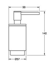 Дозатор рідкого мила Grohe Selection (41028000), фото 5