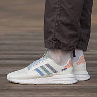 Белые кроссовки унисекс Adidas ZX 500 RM Commonwealth. Удобные кроссы мужские и женские Адидас ЗХ 500.