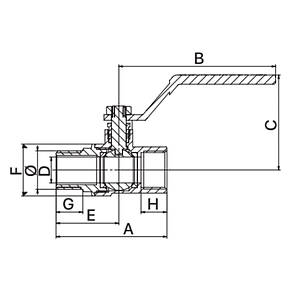 Кран кульовий 2" ГШР Europroduct EP.210 (EP2950), фото 3