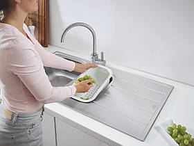 Мийка для кухні із нержавіючої сталі Grohe K200 (31564SD1), фото 4