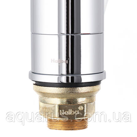 Змішувач для кухні HAIBA MAGIC 555 (15 см) з червоною ручкою (HB0673), фото 3