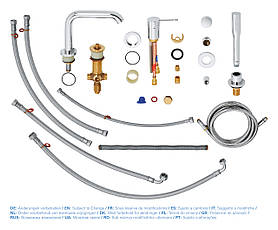Змішувач на борт ванни на 4 отвори Grohe Essence New (19578001), фото 5
