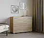 Сучасна комод для будинку дуб сонома 100×38×73 см Еверест К-3, фото 3