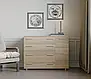 Сучасна комод для будинку дуб сонома 100×38×73 см Еверест К-3, фото 2