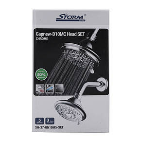 Лійка для душу STORM SH-37-GN10M5-SET (ST0025), фото 4