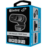 Веб-камера Sandberg Webcam 1080P Saver Black