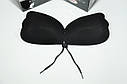 Силіконовий невидимий бюстгалтер Fly Bra Рush Up Black Size M, фото 3
