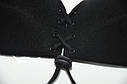 Силіконовий невидимий бюстгалтер Fly Bra Рush Up Black Size M, фото 5