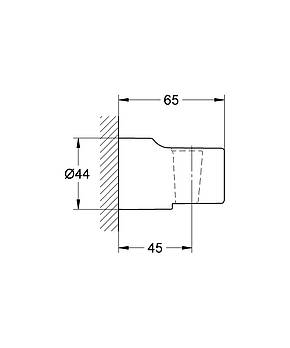 Настінний тримач для ручного душу Grohe Relexa neutral (28622000), фото 3