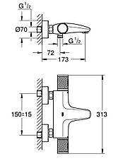 Термостат для ванни Grohe Grohtherm 1000 Performance (34779000), фото 5