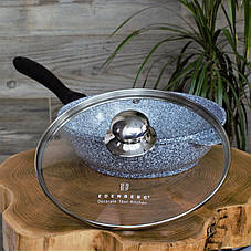 Глибока сковорода Edenberg з гранітним покриттям, 28 см, 3.4 л, фото 4
