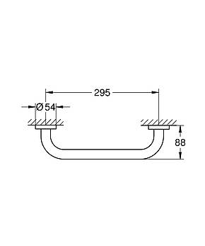 Поручень для ванної Grohe Essentials New (40421001), фото 4