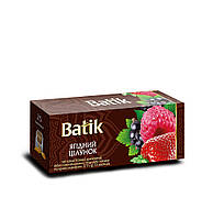 Чай "Batik" 25ф/п*1,5г Ягідний Цілунок чорний з ягодами з/я (1/36)