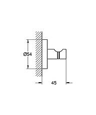 Гачок для халату Grohe Essentials New (40364001), фото 6