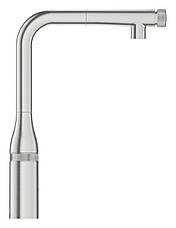 Змішувач для кухні з висувним виливом Grohe Essence SmartControl (31615DC0), фото 6