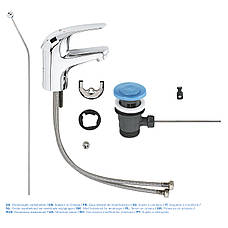 Змішувач для раковини S-розміру Grohe Euroeco New (23262000), фото 5