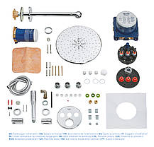 Душова система прихованого монтажу з термостатом Grohe Grohtherm SmartControl (34705000), фото 4