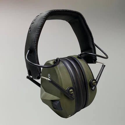 Навушники тактичні Earmor M30, активні, NRR 24, колір – Олива, активні навушники військові, фото 1