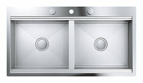 Мийка кухонна Grohe EX Sink K800 Подвійна (120 cm) (31585SD0), фото 4