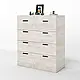 Комод для речей на 5 ящиків Еверест Соната-3 дуб крафт білий, фото 2