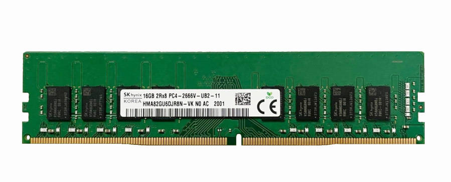 Оперативна пам'ять для ПК SK HYNIX DDR4 16 GB 2Rx8 PC4-2666V б/в, фото 1