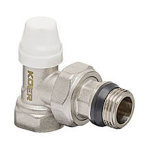 Комплект для підключення радіатора KOER SET-13 - 1/2"x1/2" (осьовий) з термоголовкою ВН (KR3176), фото 4