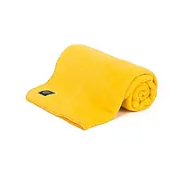 Високоякісний бавовняний полуторний, жовтий плед DOMUS (Словенія)