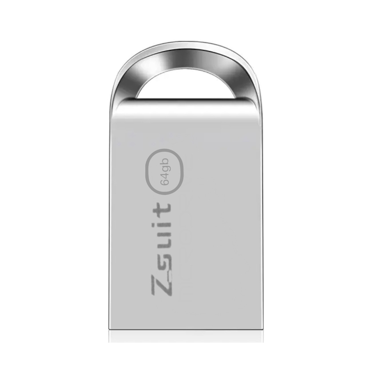 USB Super Міні Флешка Брелок ZSuit 64 Гб Silver
