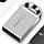 USB Super Міні Флешка Брелок ZSuit 64 Гб Silver, фото 4