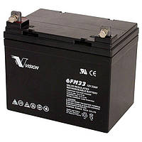 Аккумулятор свинцово-кислотный Vision 6FM33E-X 12V/33Ah/VRLA-AGM