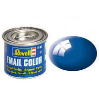 Аксессуары для сборных моделей Revell Краска эмалевая № 52. Синяя глянцевая, 14 мл (RVL-32152) - Топ Продаж!