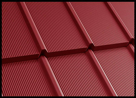 Модульна черепиця — TIGRA (0.803 м2) РЕМА RAL 3005, фото 1