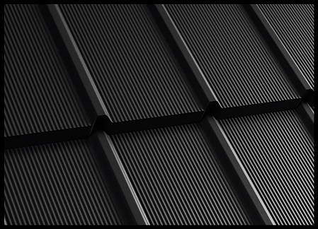 Модульна черепиця — TIGRA (0.803 м кв) РЕМА RAL 9005, фото 1